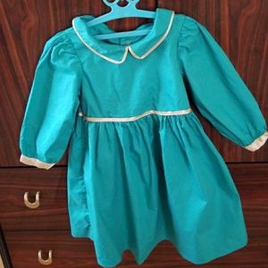 🆕️Les petits soleils cotton turquoise  dress